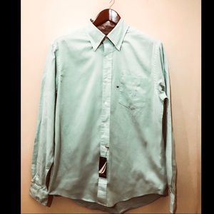 New W Tags Mens Nautica Oxford Shirt in Mint Green